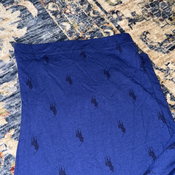 POLO Ralph Lauren Logo Sleepwear Drawstring Bottoms/Pajamas/PJs/Pants Blue XL - Picture 6 of 11